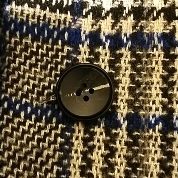 Coco + Carmen Metro plaid trench coat size S/M - Picture 9 of 9